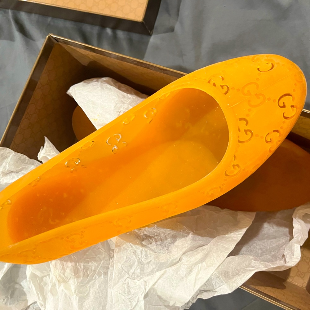Gucci rubber loafers